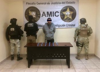 Operativo conjunto asegura droga y detiene a un hombre durante cateo