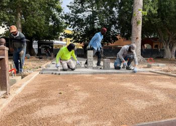 Avanza modernización de Jardín Juárez en beneficio de familias hermosillenses