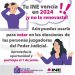 INE amplía la vigencia de las Credenciales para Votar que vencían en 2024 para participar en las elecciones del Poder Judicial