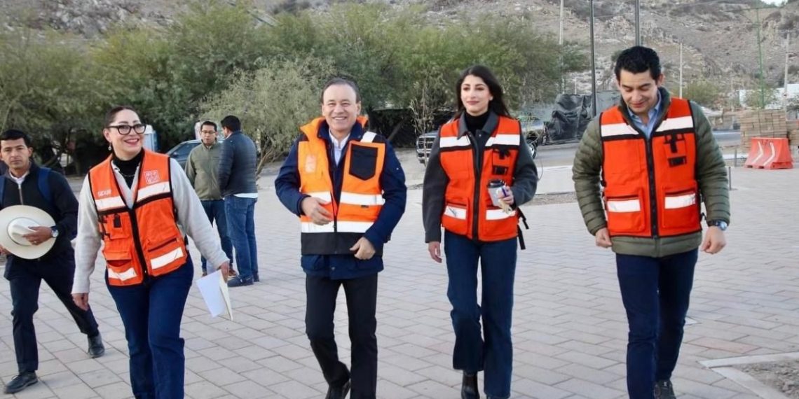 Gobernador Durazo supervisa rescate histórico de La Sauceda; se realiza remodelación total del parque