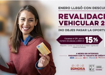 Gobierno de Sonora invita a aprovechar descuentos en la revalidación vehicular 2025