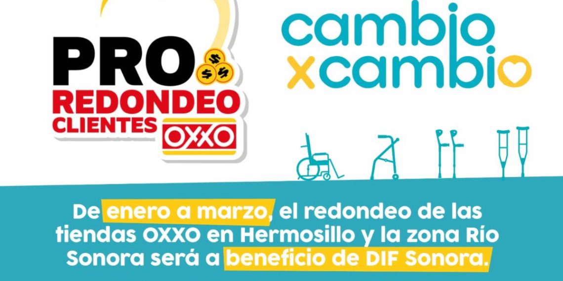 Invita DIF Sonora a sumarse al programa de redondeo de tiendas de autoservicios