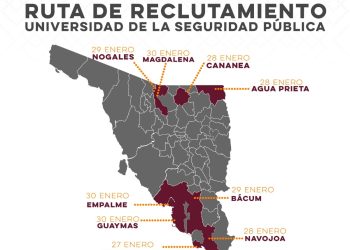 Recorre Universidad de la Seguridad Pública ruta de reclutamiento para policía de proximidad