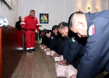 Impulsa Gobierno de Sonora capacitación sobre primeros auxilios para agentes de la PESP