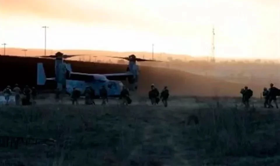 Llegan marines de EU a frontera con México