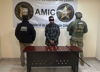 Operativo AMIC-SEMAR captura a estadounidense con droga en San Luis Río Colorado