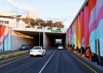 Tendrá parrillas pluviales obra de paso desnivel Colosio y Solidaridad, para aprovechar agua de lluvia en áreas verdes