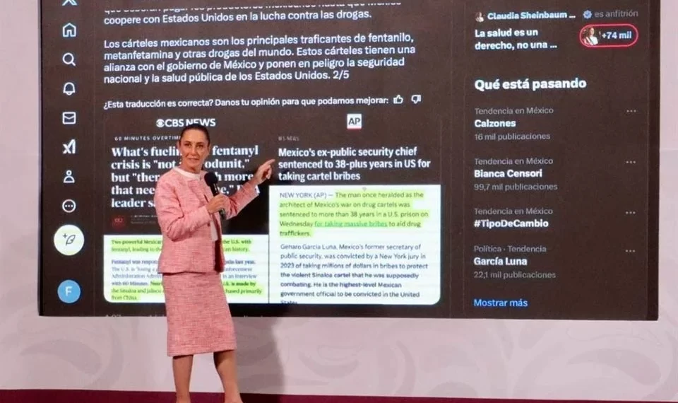 Catalogar a cárteles como terroristas no ayuda: Claudia Sheinbaum