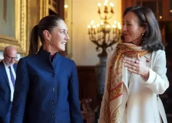 Se reúne Claudia Sheinbaum con presidenta de Banco Santander