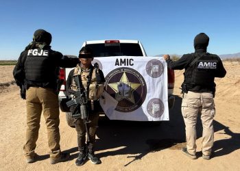 Captura AMIC a sujeto con armas tras enfrentamiento en Caborca