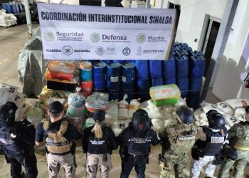 Realizan el decomiso de metanfetamina más grande en el gobierno de Sheinbaum