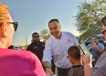 Verifica Toño Astiazarán avances en trabajos de rehabilitación en puente del bulevar Agustín Zamora