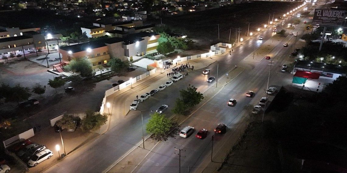 Continúa Gobierno de Hermosillo obras de alumbrado público en beneficio de la comunidad