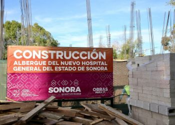 Gobernador Durazo avanza en construcción de albergue de Hospital General de Especialidades