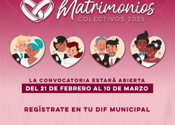 Gobierno de Sonora realizará Jornada de Matrimonios Colectivos 2025