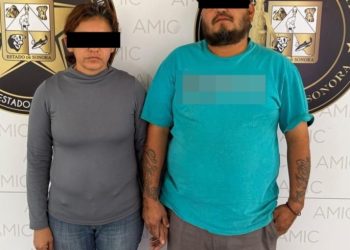 Captura AMIC a pareja implicada en maltrato infantil y homicidio por omisión en Hermosillo