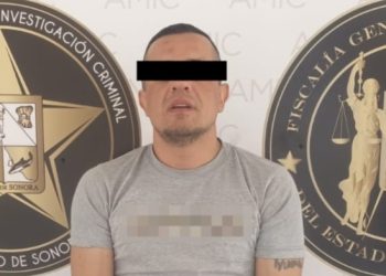 Captura AMIC en Hermosillo a implicado en robo y delitos contra la salud