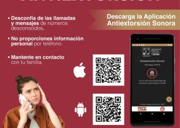Previene APP del Gobierno de Sonora la extorsión telefónica: Secretaría de Seguridad Pública