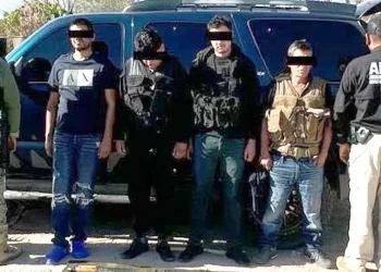 Tras persecución en Sonoyta, capturan a cuatro sicarios con armas largas y lanzagranadas