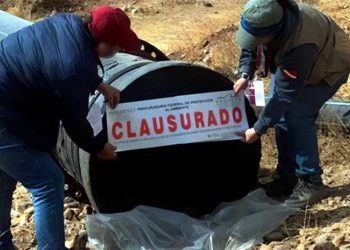 Clausuran acueducto ilegal de Grupo México en Sonora