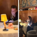 Luis Miguel y Paloma Cuevas son sorprendidos por dos fans durante cena en Madrid