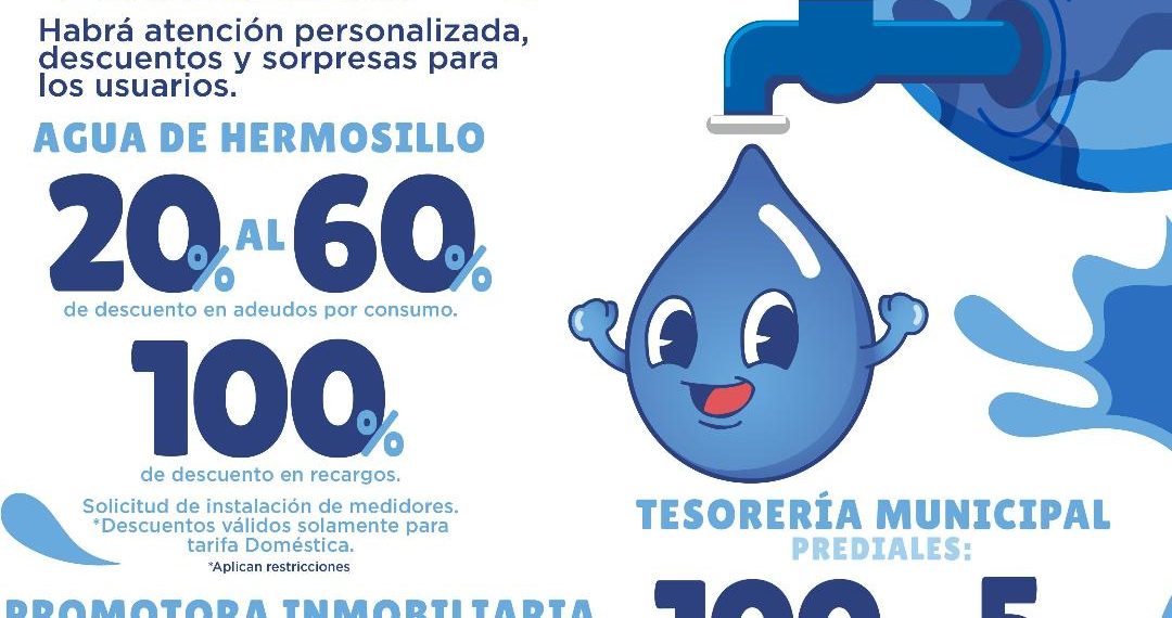 Invita Ayuntamiento de Hermosillo este sábado 22 a la Feria de los Descuentos