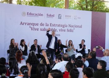 Gobernador Durazo arranca en escuelas de Sonora la Estrategia Nacional de Vida Saludable