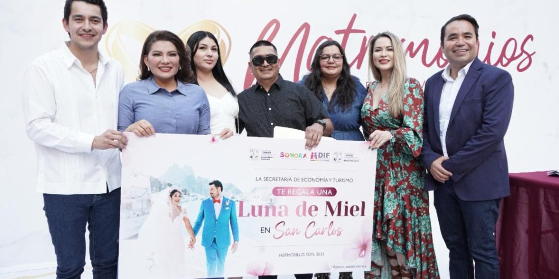 Gobierno de Sonora realiza con éxito el programa de Matrimonios Colectivos 2025