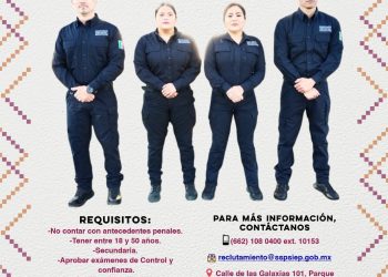 Anuncia Gobierno de Sonora convocatoria para custodio penitenciario: Seguridad Pública