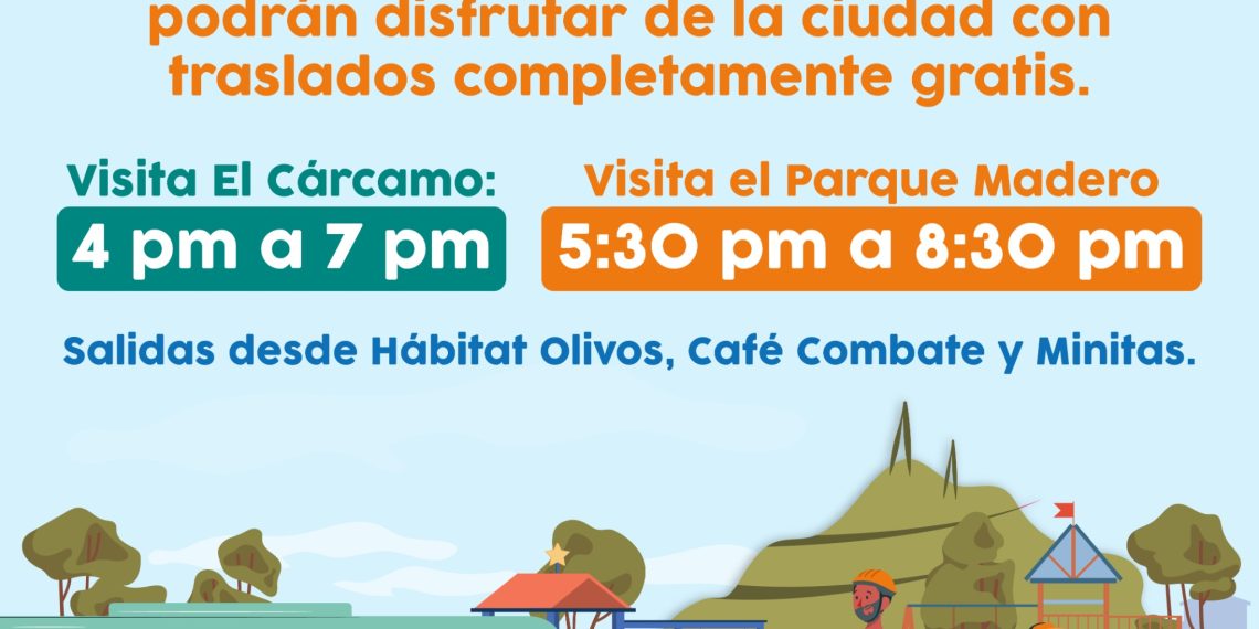 Ofrece Ayuntamiento de Hermosillo traslados gratuitos en transporte eléctrico del HBus al Cárcamo y Parque Madero