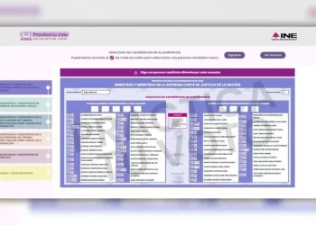 Lanza INE ‘practica tu voto’ para elección judicial