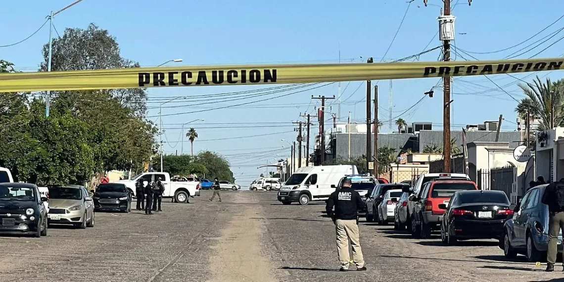 Asesinan a balazos a un joven al salir de taller de carrocería en San Luis Río Colorado