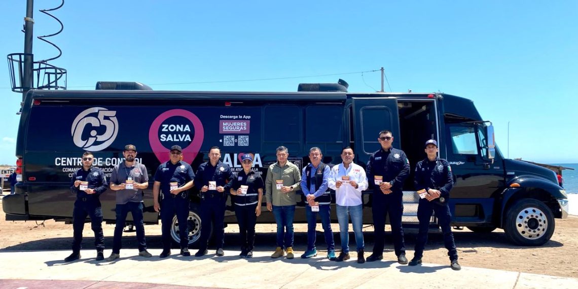 Instala Gobierno de Sonora Zonas SALVA en los malecones de Huatabampito y Puerto Peñasco