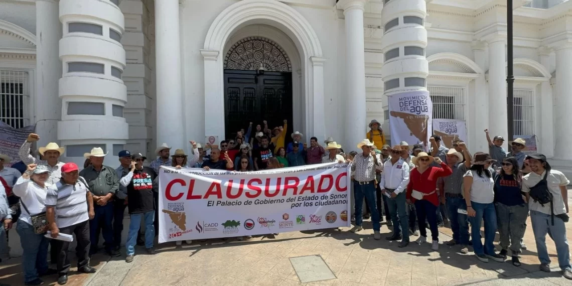Rechazan habitantes el Plan Hídrico en Sonora
