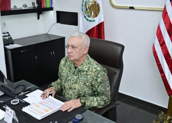 Titular Semar sostiene videollamada con titular de Comando Norte de EU