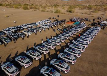 Continúa Toño Astiazarán blindando a Hermosillo con 60 nuevas patrullas eléctricas, suman ya 284