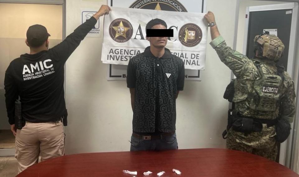 FGJES asegura droga y detiene a dos masculinos en operativos contra el narcomenudeo en Ciudad Obregón