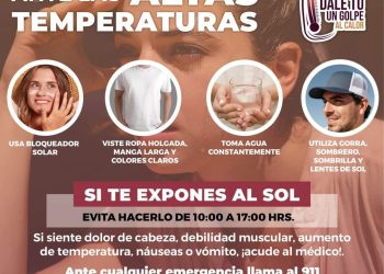 Reitera Gobierno de Sonora recomendaciones ante calor extremo: Secretaría de Salud