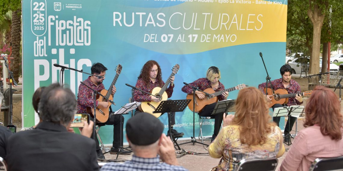 Disfrutan vecinos de la Modelo de las Rutas Culturales de las Fiestas del Pitic
