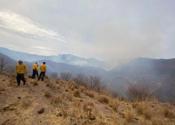 Gobierno de Sonora reforzará el combate al incendio forestal en Bavispe
