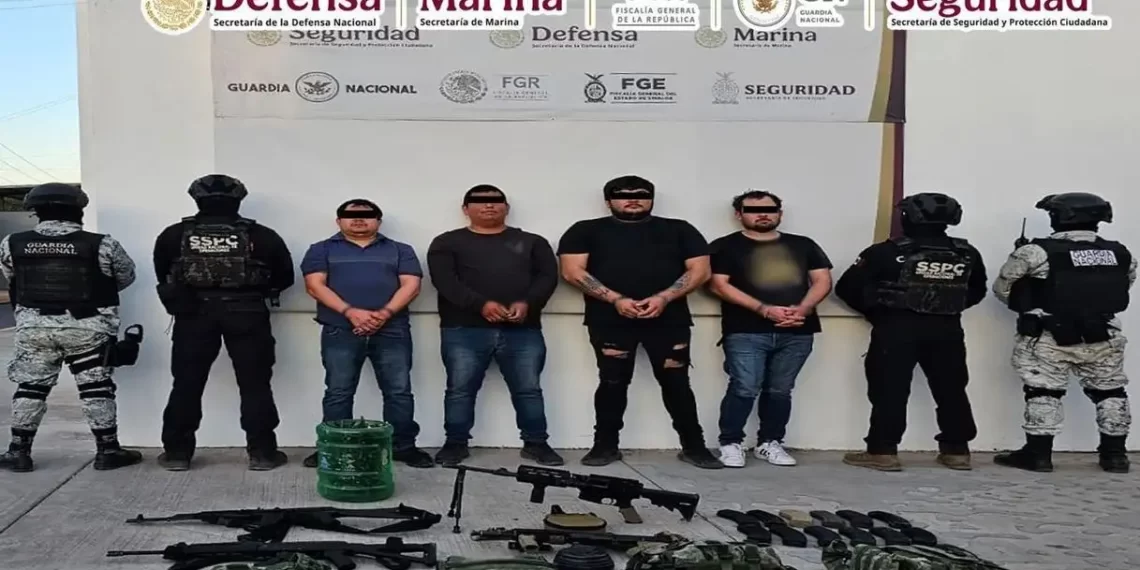 Fuerzas federales desarticulan facción de ‘Los Chapitos’ en Culiacán