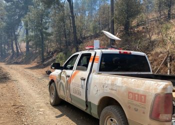 Gobierno de Sonora atiende incendio forestal en Nácori Chico; no hay daños a población ni a ranchos