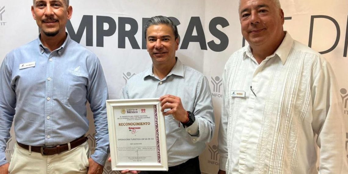 Reconocen a Hotel Marinaterra como “Empresa de 10” ante el Infonavit