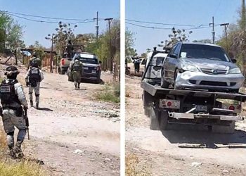 Localizan cu#&po dentro de un automóvil en el Palo Verde