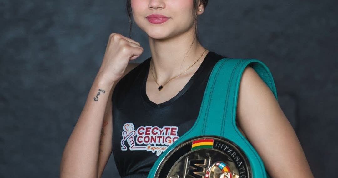 Alumna de Cecyte Sonora aspira a conquistar título mundial de boxeo