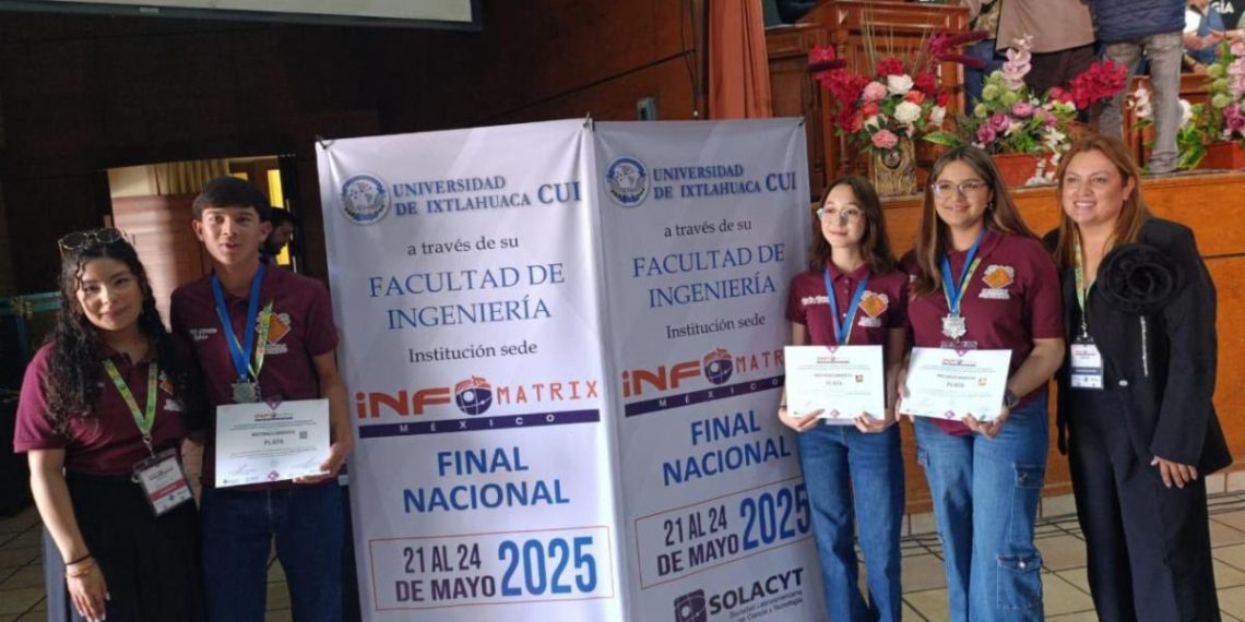 Ganan estudiantes de Cecyte Sonora medalla de plata en competencia nacional de ciencia y tecnología