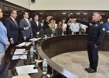 Rinde protesta Jesús Alonso Durón Montaño como Comisario General de la Jefatura de Policía Preventiva y Tránsito Municipal