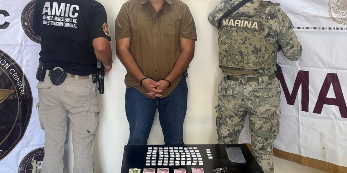 Captura AMIC a presunto traficante en Caborca