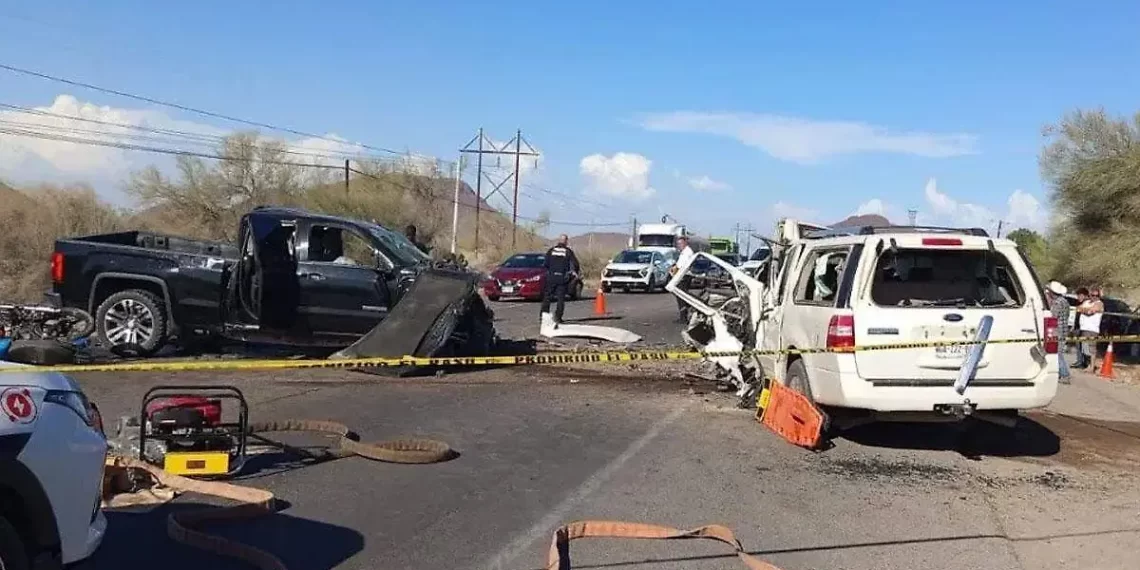 Investiga FGJES accidente en la Costa de Hermosillo con personas fallecidas