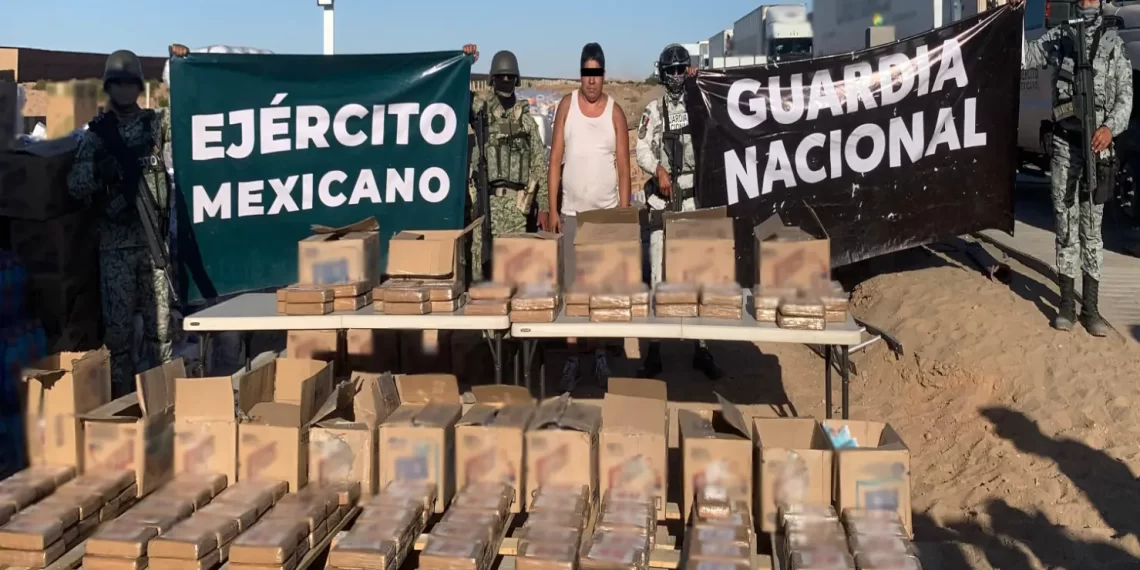 Interceptan tráiler cargado de cocaína en SLRC